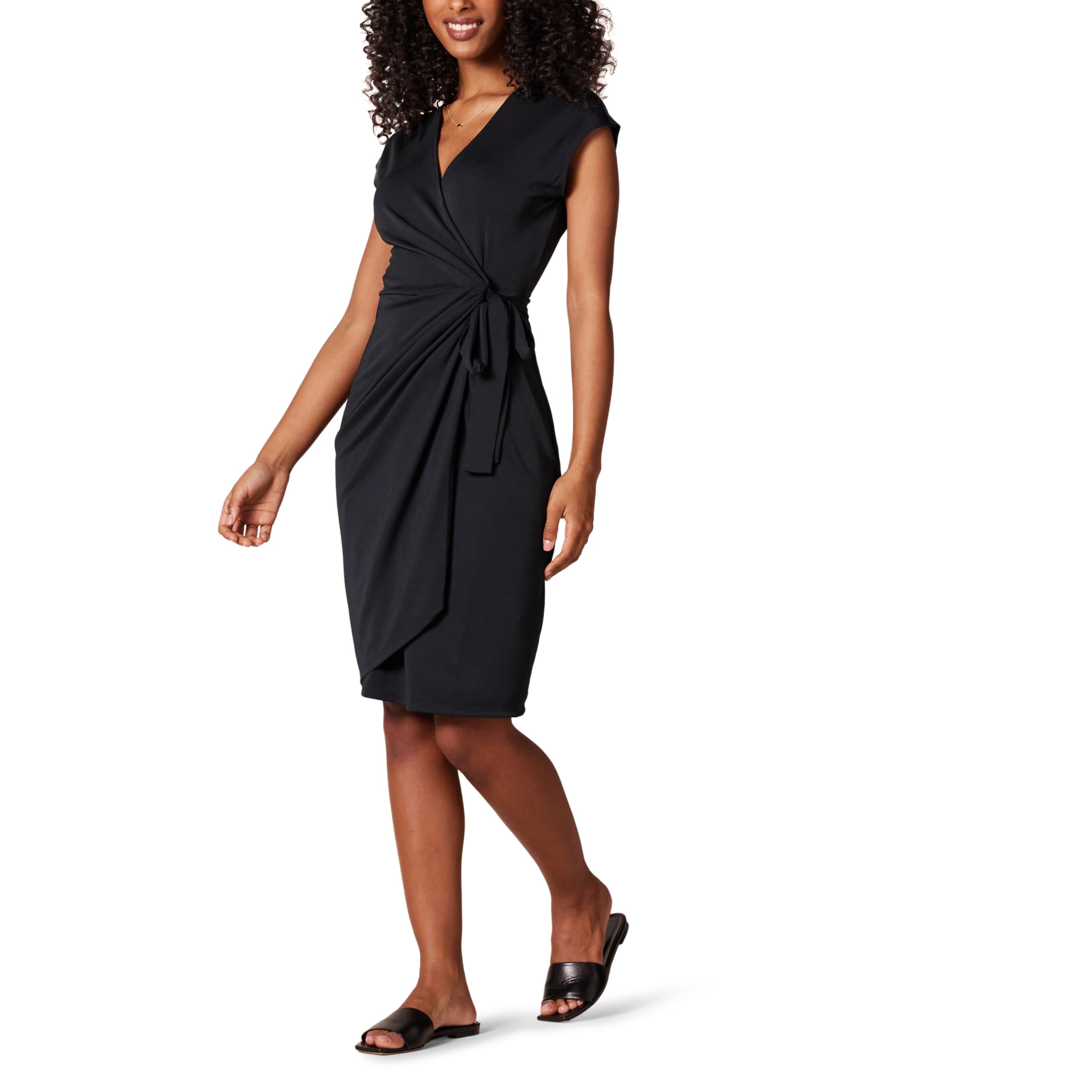 Wrap Midi Dress